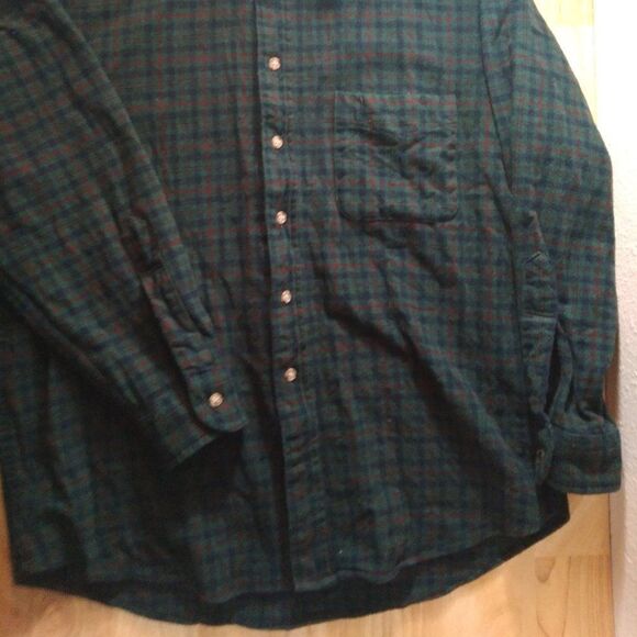 Vintage Pendleton Flannel Wool Button Down Shirt - Picture 3 of 7